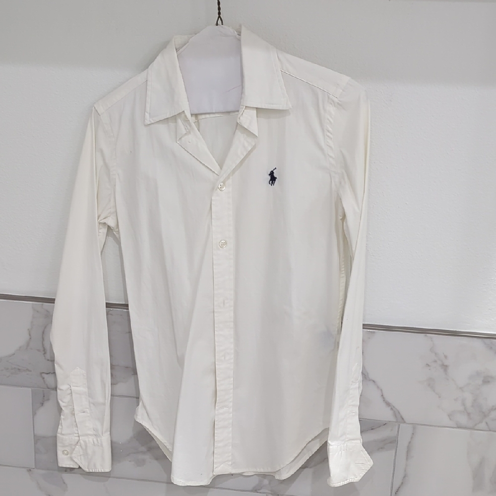 Women's White Polo Shirt